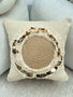 Aberto Design Funda de Cojín KET010 Beige 43 x 43 cm